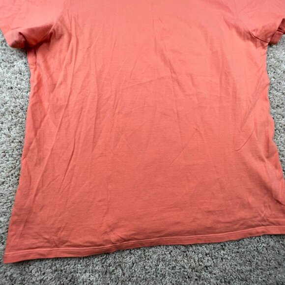 Life is Good T-Shirt Women XL Short Sleeve Orange Graphic Crew Neck Wander Love - Picture 9 of 10